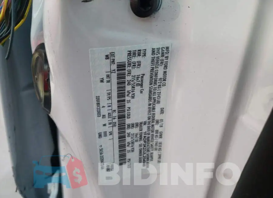 1FADP3K23JL254949 Photo# 10