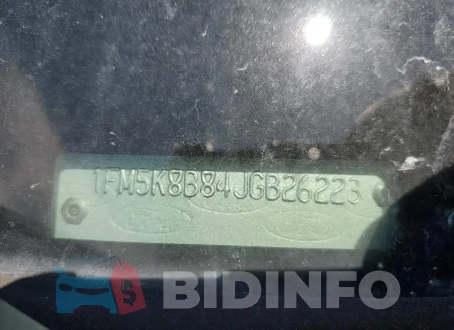 1FM5K8B84JGB26223 Photo# 10