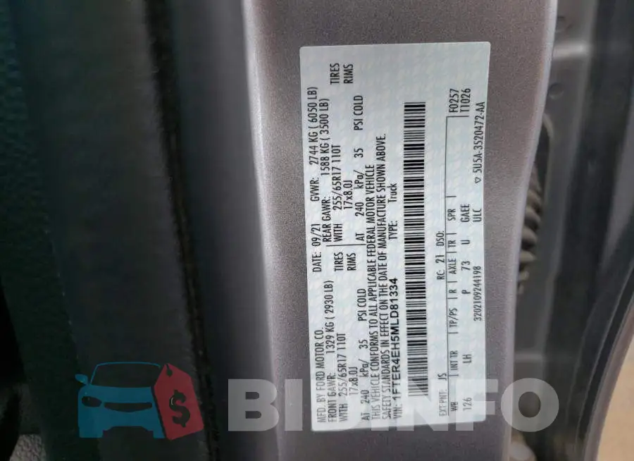 1FTER4EH5MLD81334 Photo# 10