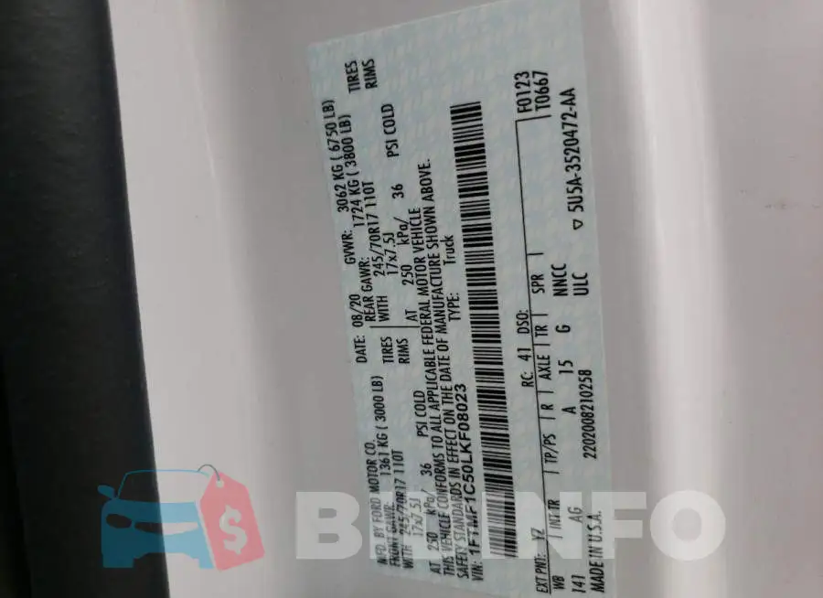 1FTMF1C50LKF08023 Photo# 10
