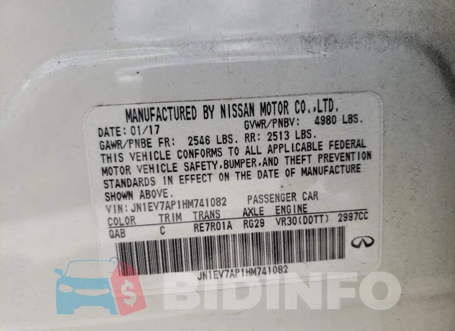 JN1EV7AP1HM741082 Photo# 10