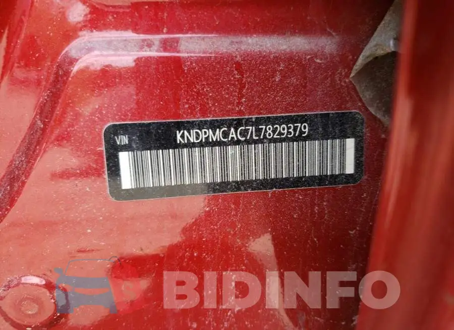 KNDPMCAC7L7829379 Photo# 10