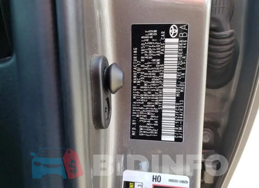 5YFBURHE0JP766206 Photo# 10