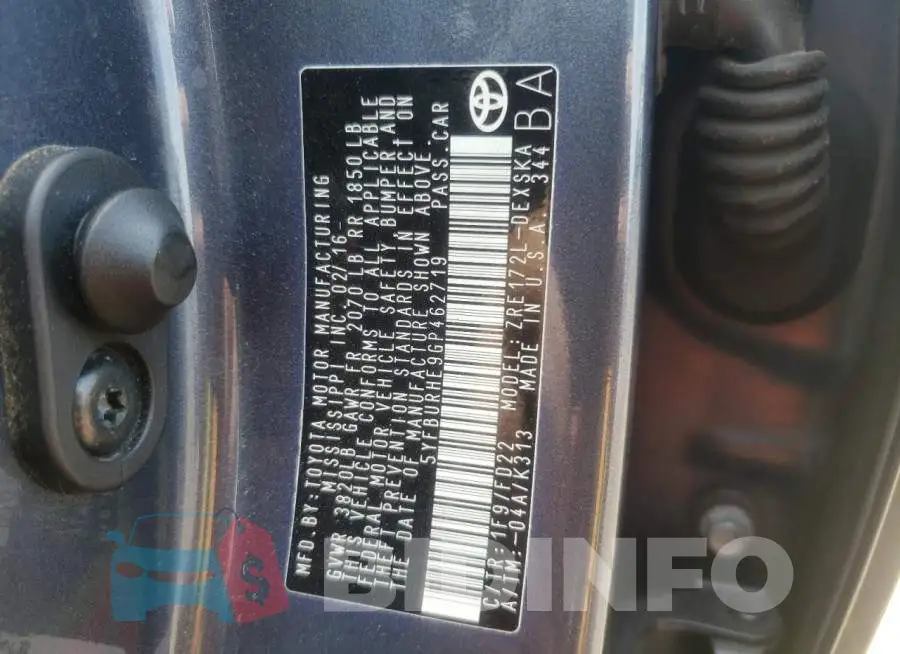 5YFBURHE9GP462719 Photo# 10