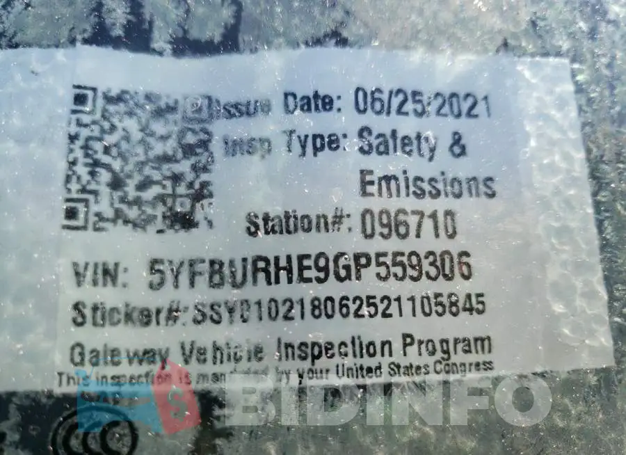 5YFBURHE9GP559306 Photo# 10