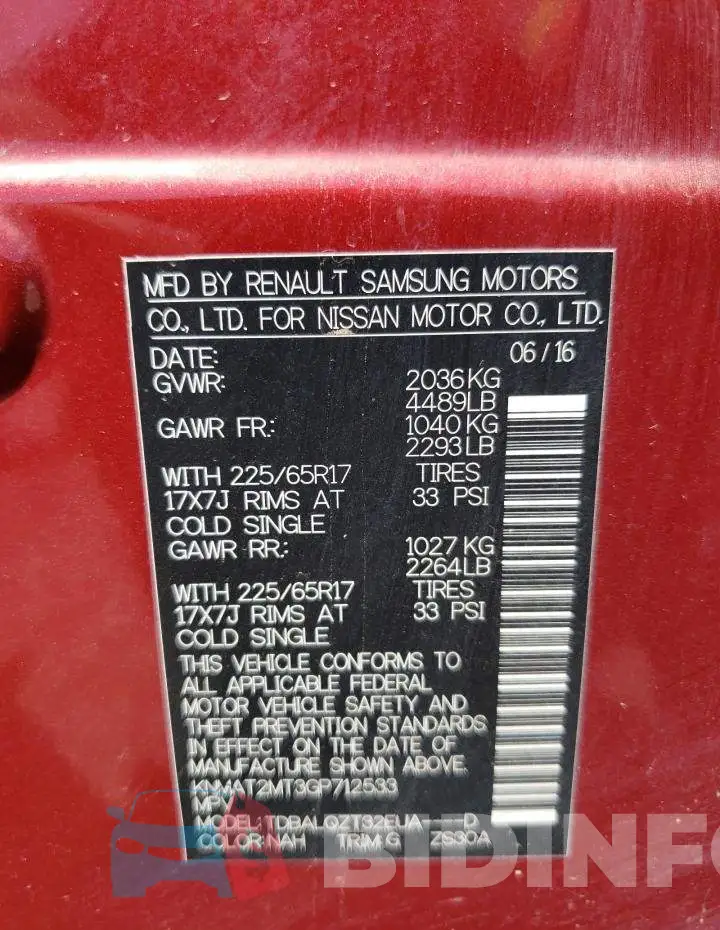 KNMAT2MT3GP712533 Photo# 10