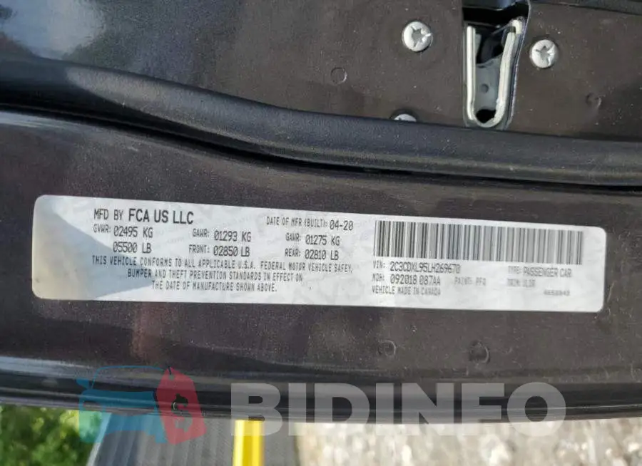 2C3CDXL9XLH231609 Photo# 10