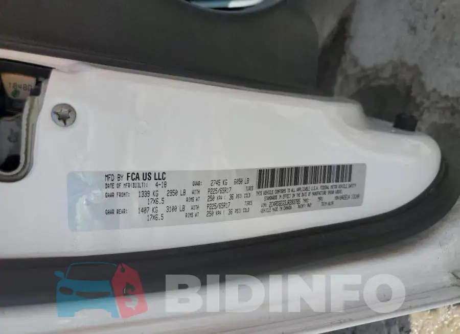 2C4RDGEG3JR283785 Photo# 10