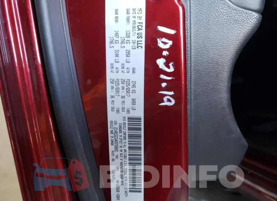 2C4RDGEG4KR768681 Photo# 10