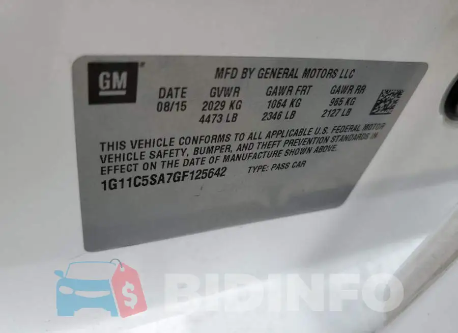 1G11C5SA7GF125642 Photo# 10