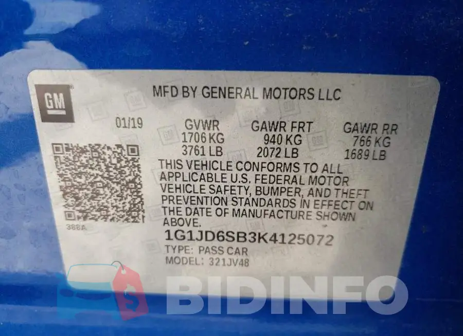 1G1JD6SB3K4125072 Photo# 10