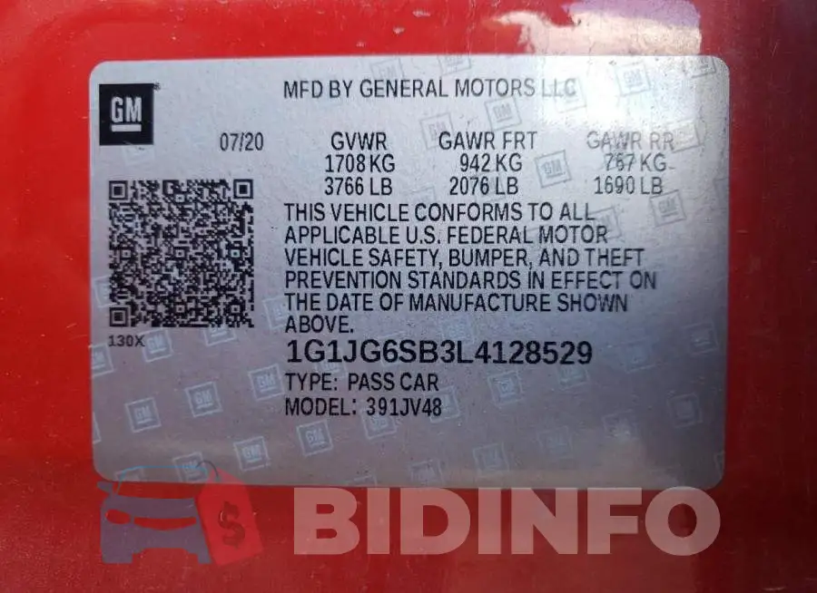 1G1JG6SB3L4128529 Photo# 10