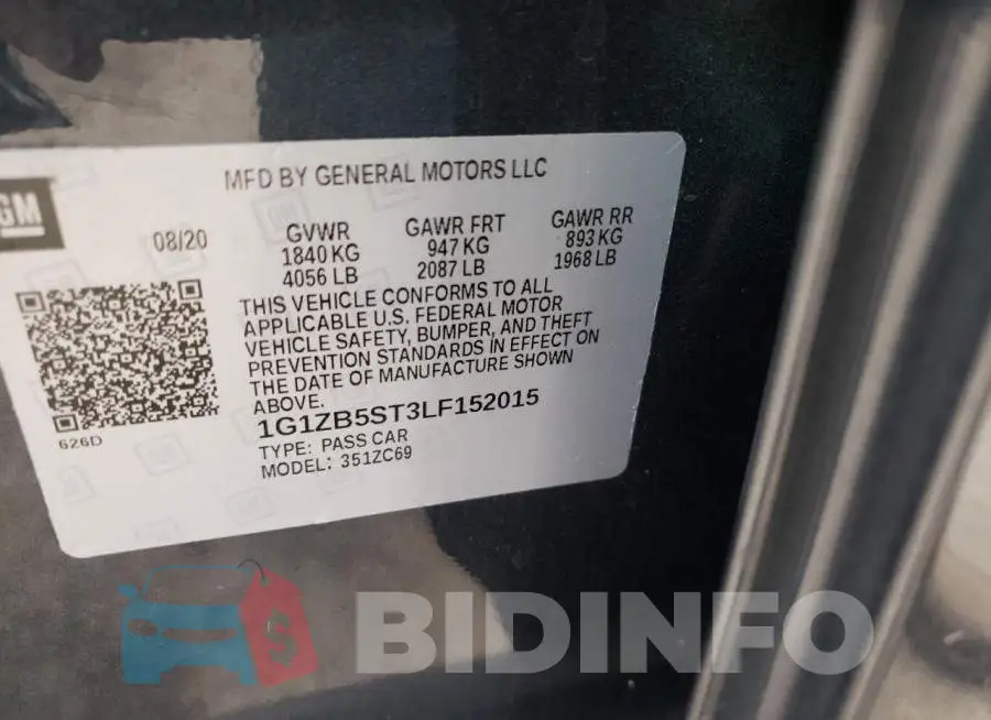 1G1ZB5ST3LF152015 Photo# 10