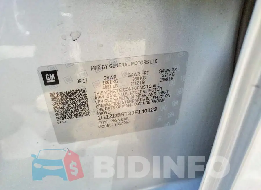1G1ZD5ST2JF140123 Photo# 10