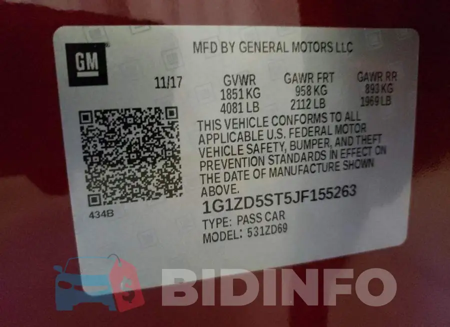 1G1ZD5ST5JF155263 Photo# 10