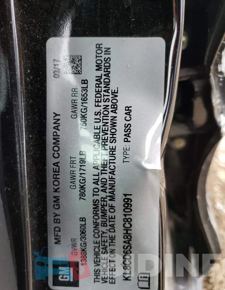 KL8CD6SA8HC810991 Photo# 10