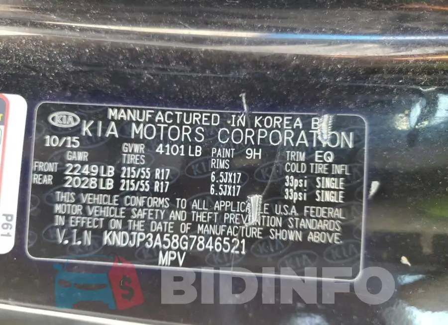 KNDJP3A58G7846521 Photo# 10