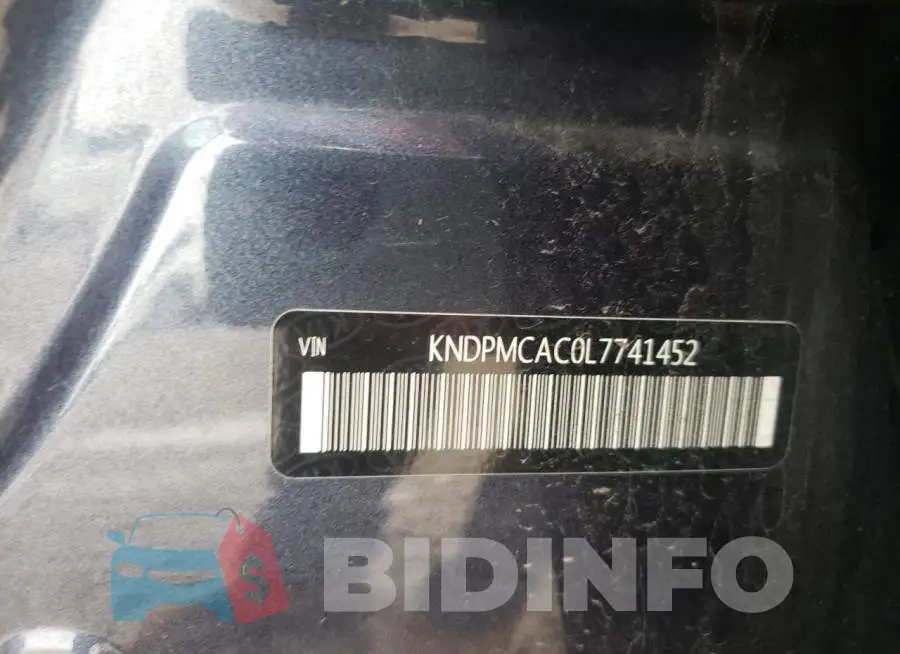 KNDPMCAC0L7741452 Photo# 10