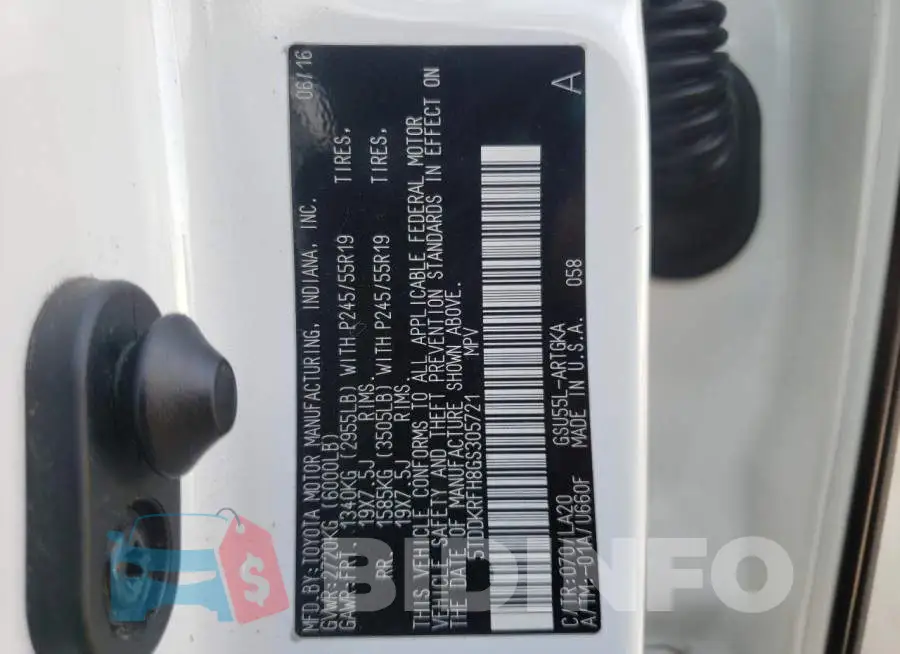 5TDDKRFH8GS305721 Photo# 10