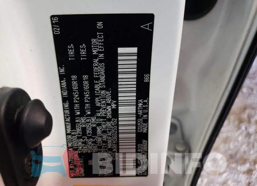 5TDJKRFH3GS255152 Photo# 10