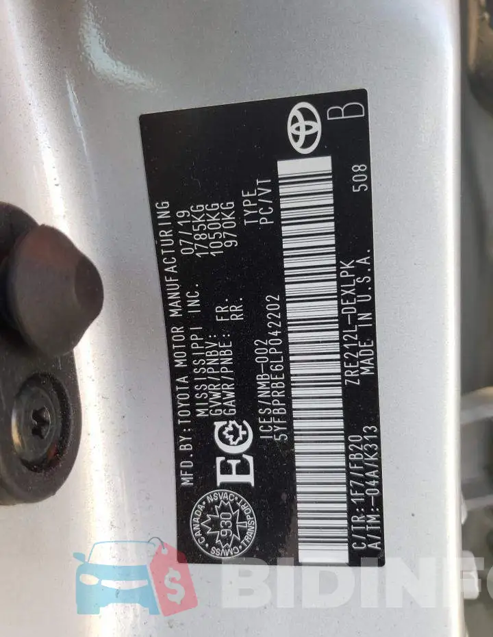 5YFBPRBE6LP042202 Photo# 10