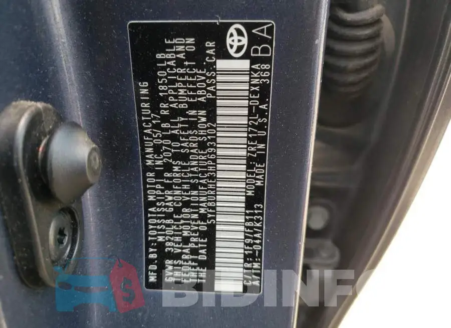 5YFBURHE3HP693102 Photo# 10