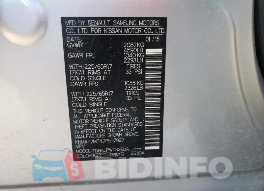 KNMAT2MT4JP557997 Photo# 10