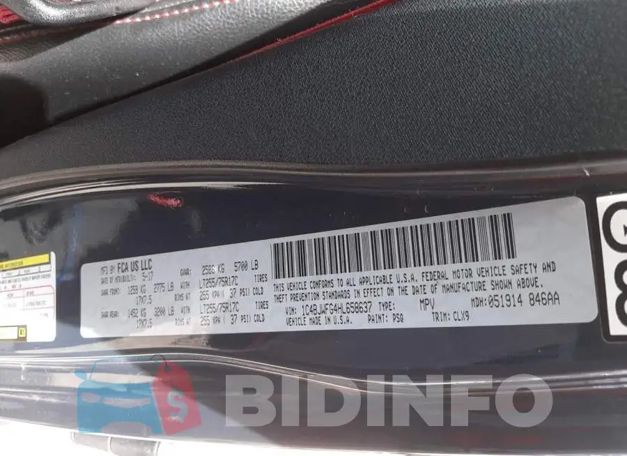 1C4BJWFG4HL658637 Photo# 10