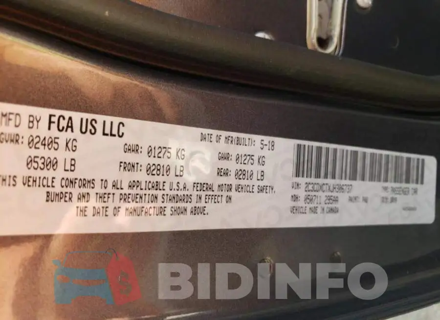 2C3CDXCTXJH306737 Photo# 10