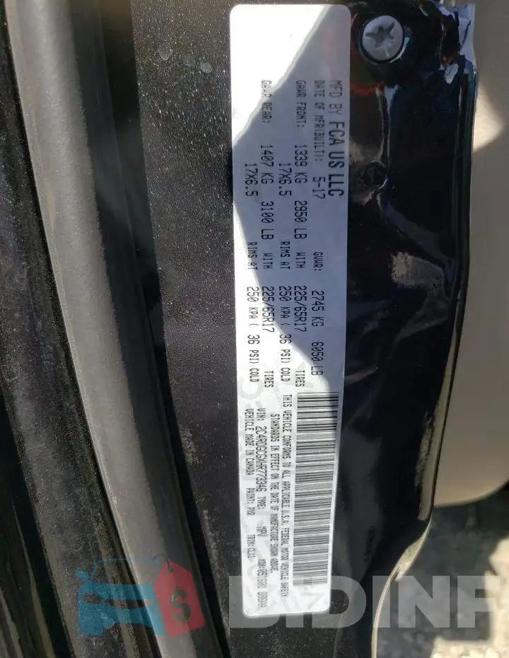2C4RDGCGXHR773346 Photo# 10