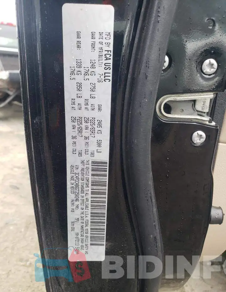 3C4PDCAB6GT250246 Photo# 10