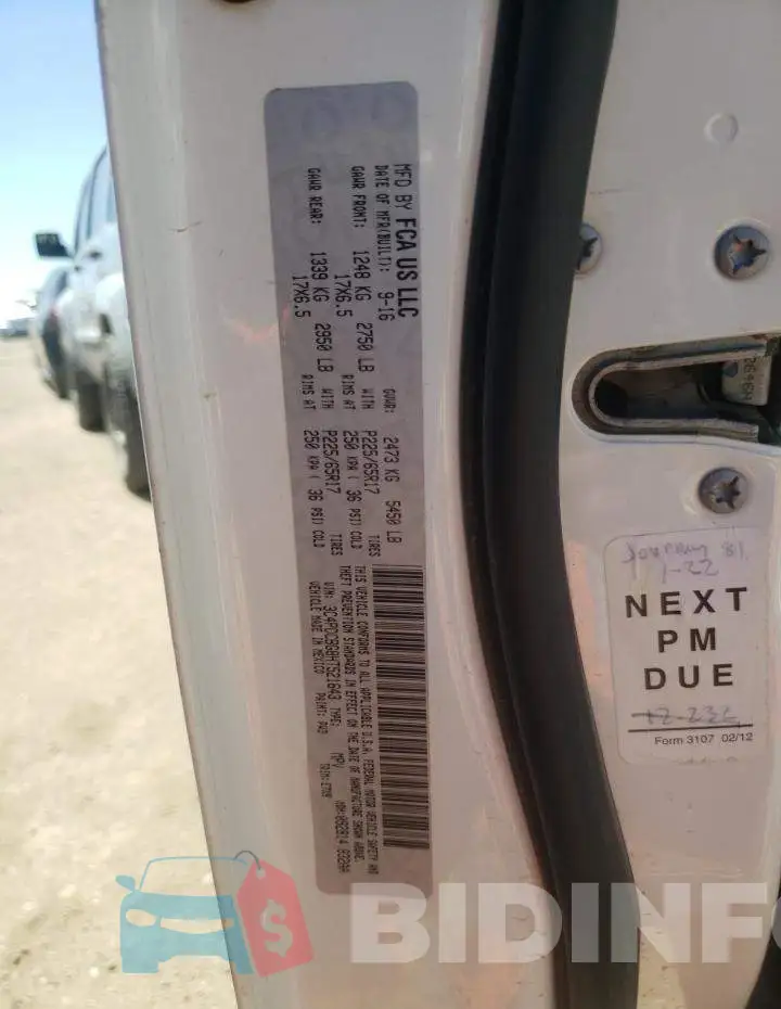3C4PDCBG8HT521643 Photo# 10