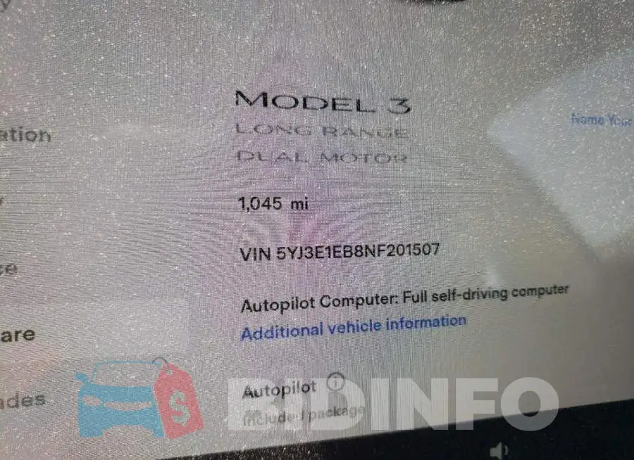 5YJ3E1EB8NF201507 Photo# 8