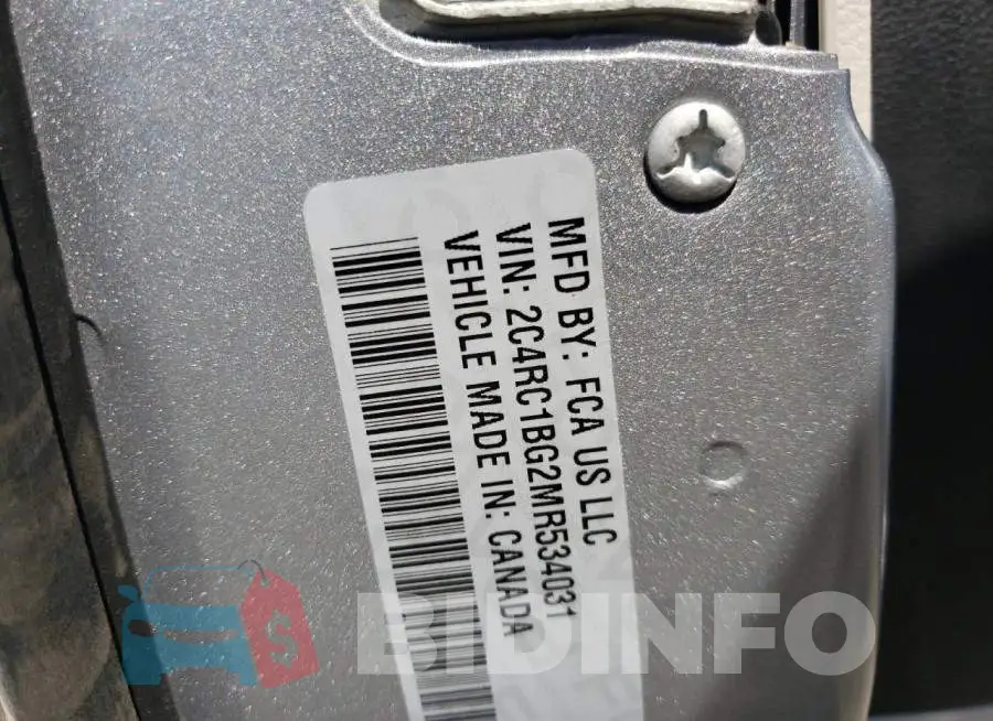2C4RC1BG2MR534031 Photo# 10