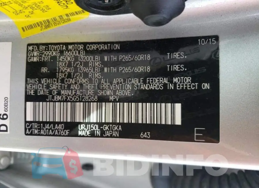 JTJBM7FX5G5128268 Photo# 10