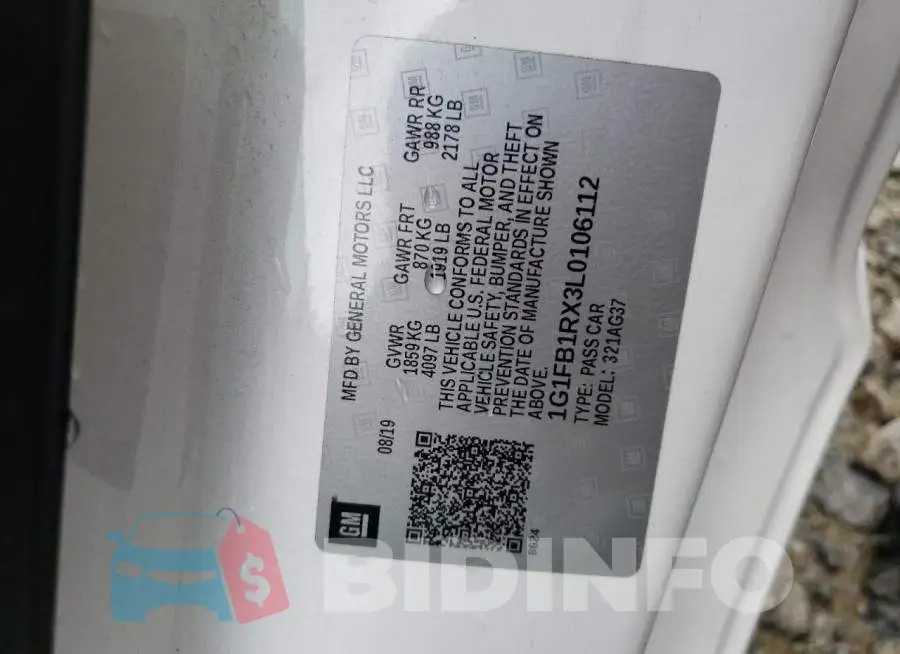 1G1FB1RX3L0106112 Photo# 10