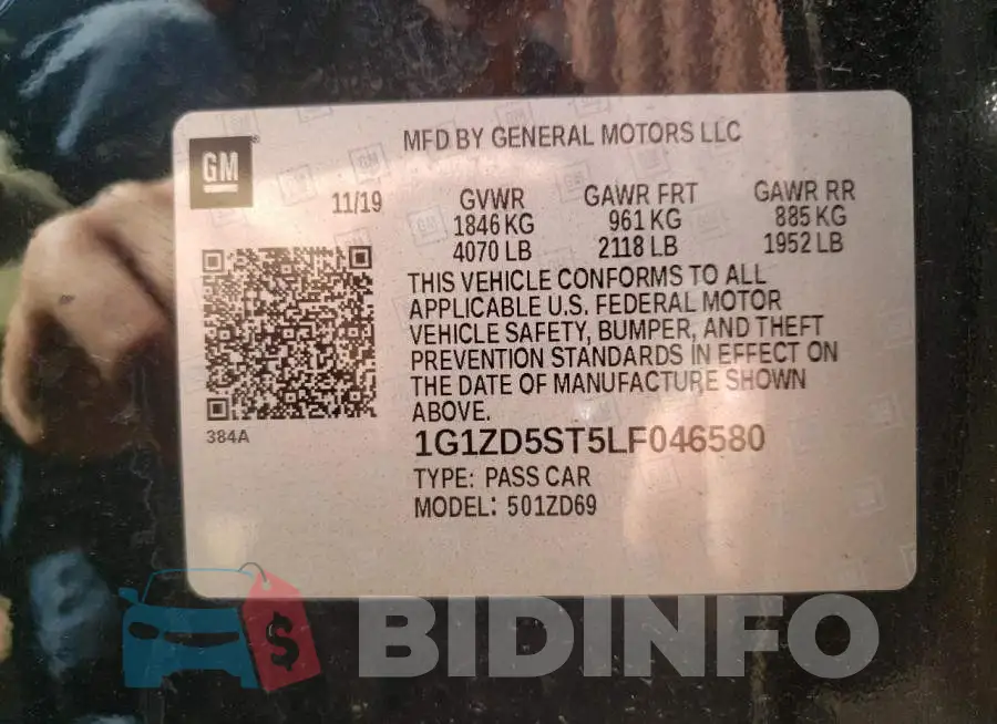 1G1ZD5ST5LF046580 Photo# 10