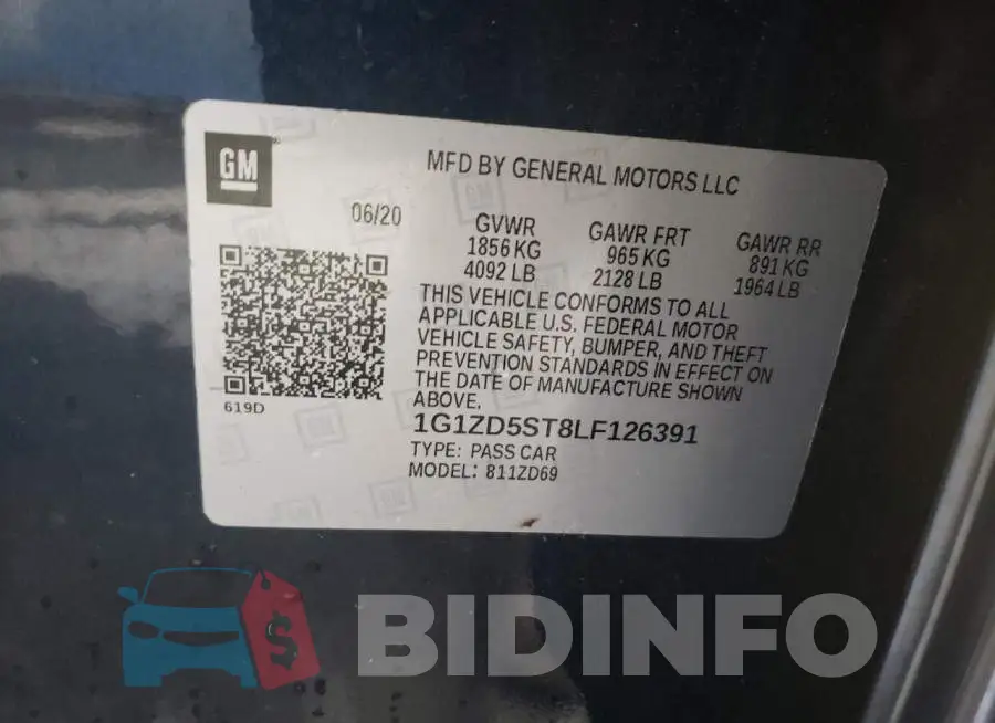 1G1ZD5ST8LF126391 Photo# 10
