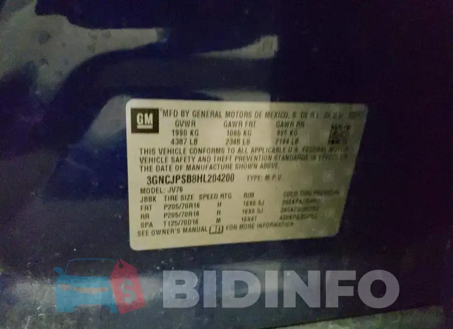 3GNCJPSB8HL204200 Photo# 10