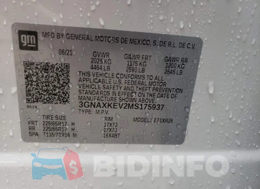 3GNAXKEV2MS175937 Photo# 10