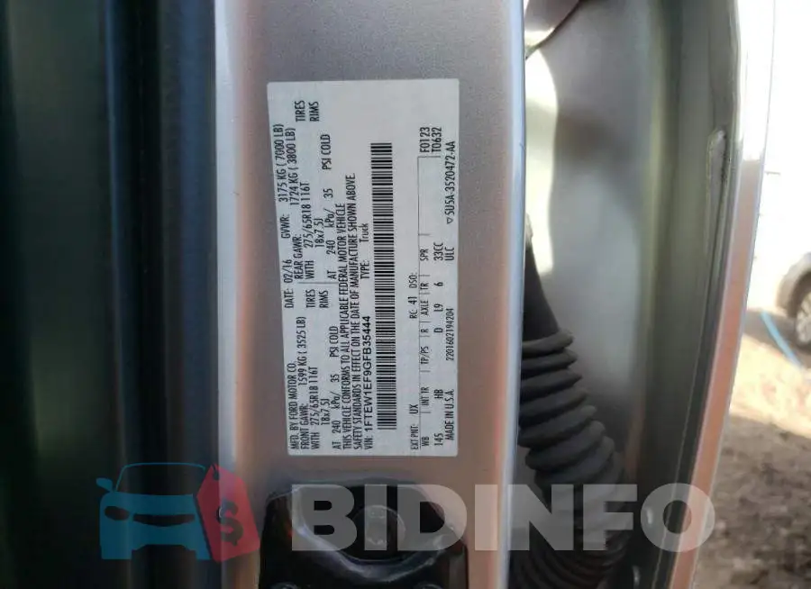 1FTEW1EF9GFB35444 Photo# 10