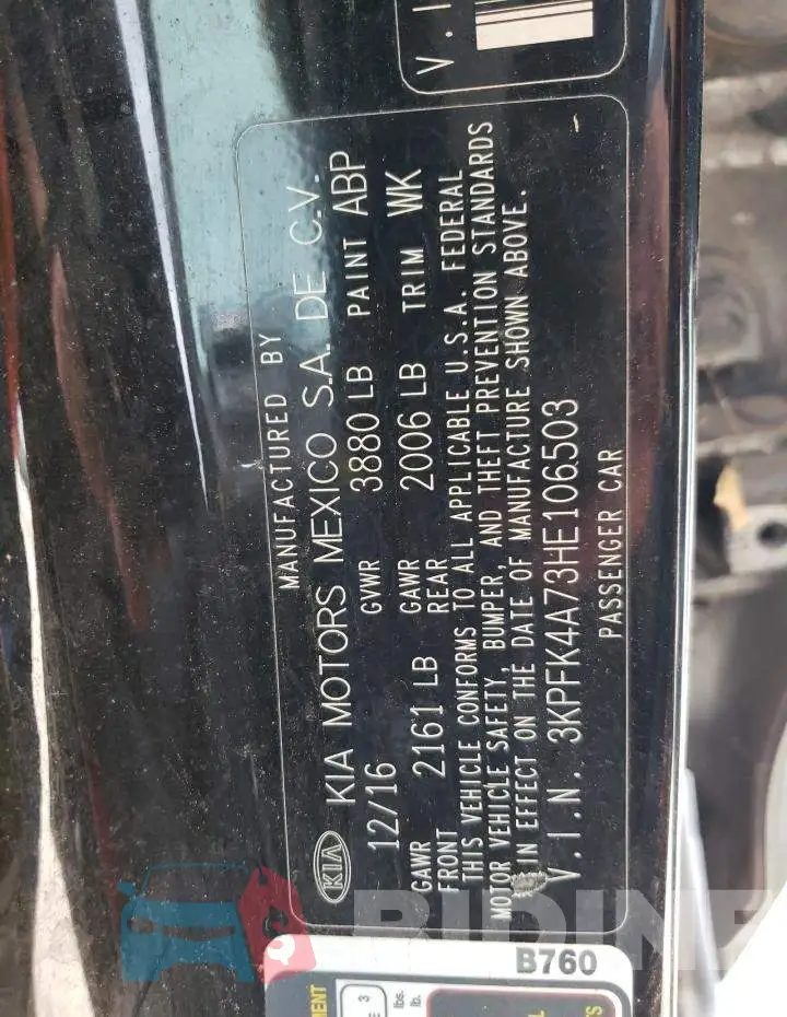 3KPFK4A73HE106503 Photo# 10