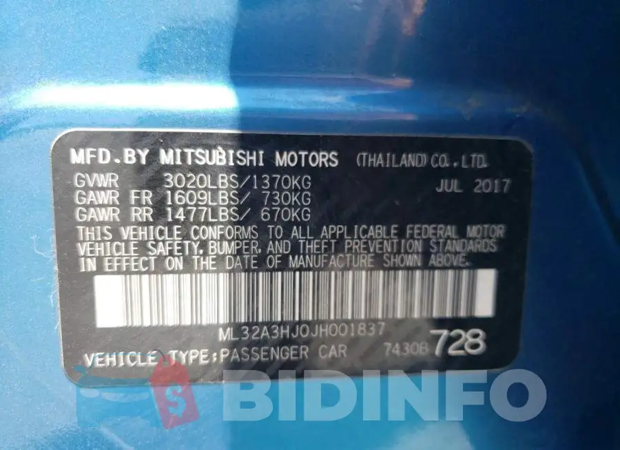 ML32A3HJ0JH001837 Photo# 10