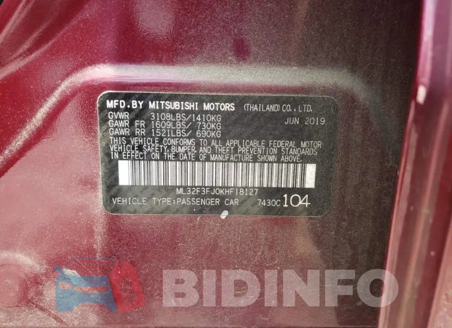 ML32F3FJ0KHF18127 Photo# 10