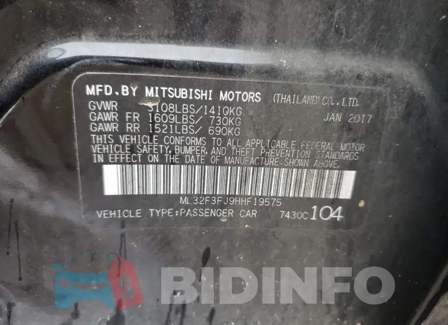 ML32F3FJ9HHF19575 Photo# 10