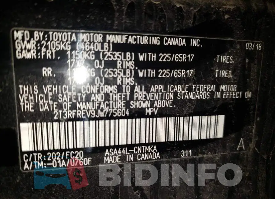 2T3RFREV9JW775604 Photo# 10
