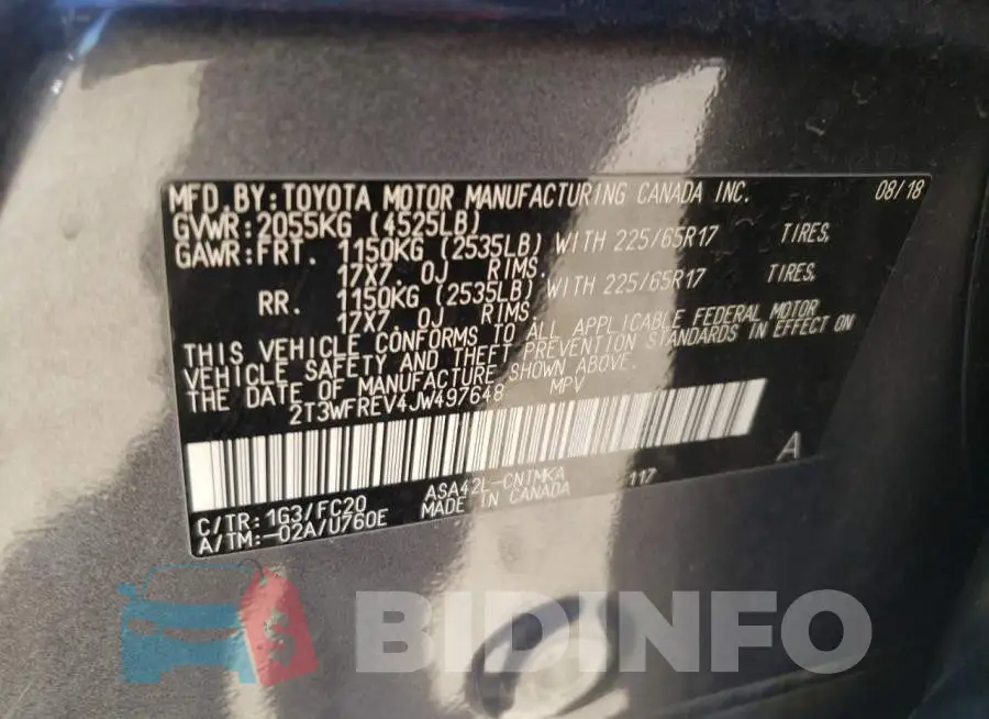 2T3WFREV4JW497648 Photo# 10
