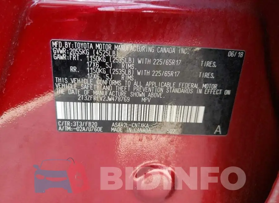 2T3ZFREV2JW478769 Photo# 10
