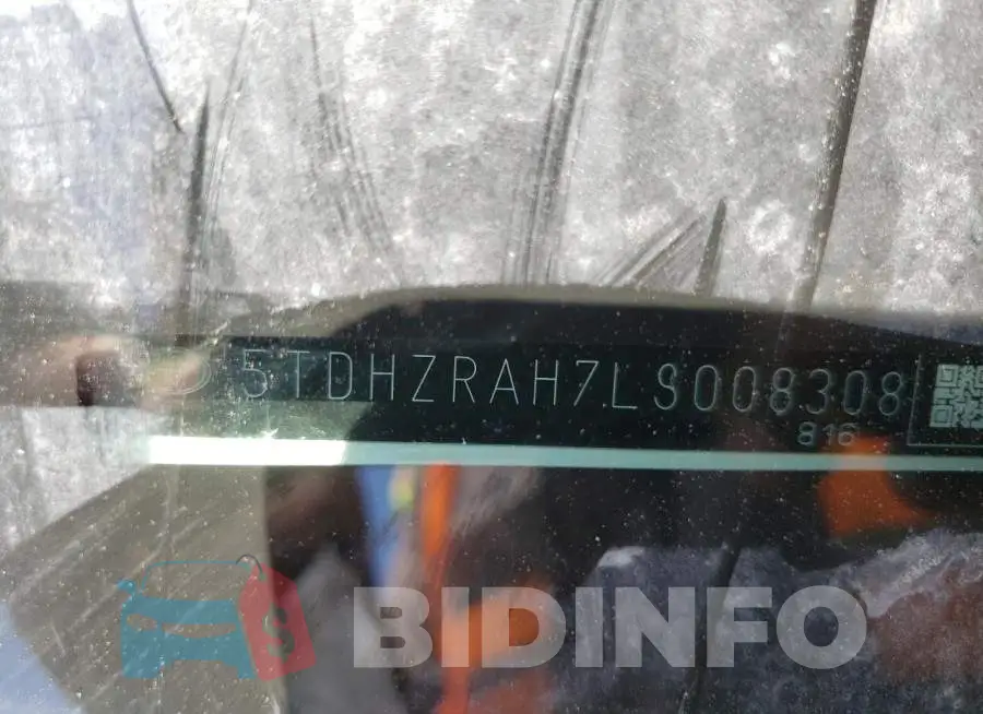 5TDHZRAH7LS008308 Photo# 10