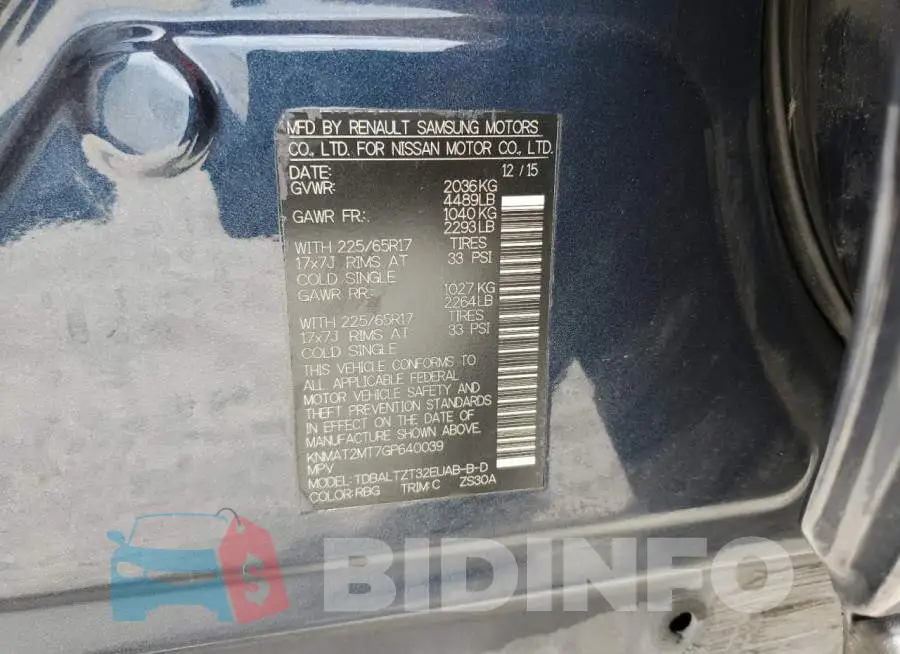 KNMAT2MT7GP640039 Photo# 10